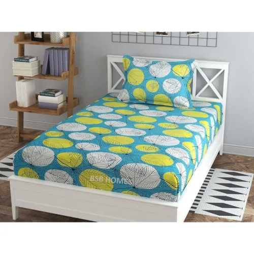Image of BSB HOME Single Bed Sheet with 1 Pillow Cover