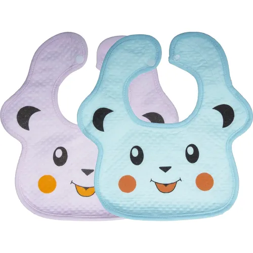Image of BTfash Babies Soft Button bib for Feeding Po2