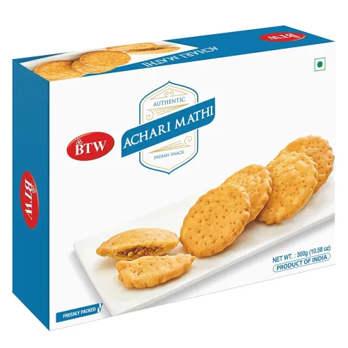 Image of BTW Authentic Achari Mathi Indian Snacks 300g.