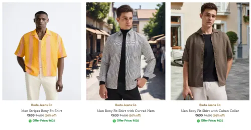 Image of Buda Jeans Co Brand Men's Shirt @ Up to 86% Discount
