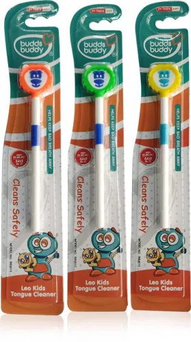 Image of Buddsbuddy Polypropylene Tongue Cleaner (Pack of 3)