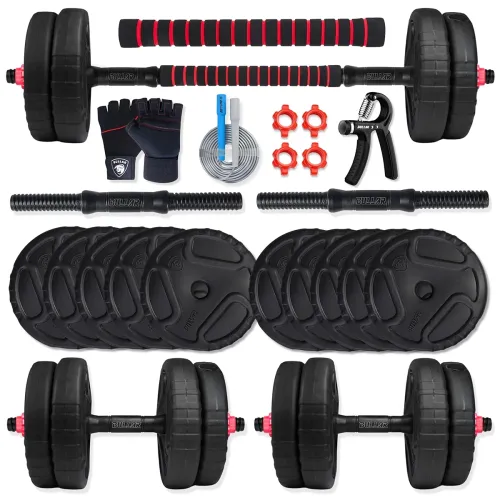 Image of BULLAR Premium Dumbbells Set 8 Kg to 30 Kg