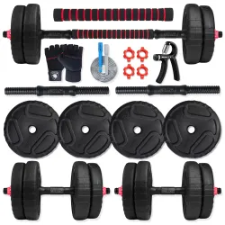 BULLAR Premium Adjustable Dumbbells 10Kg Combo