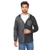 BULLMER Mens Regular Fit Printed Fleece Hooded Sweatshirt