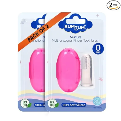 Image of Bumtum Baby Finger Toothbrush With Soft Bristles