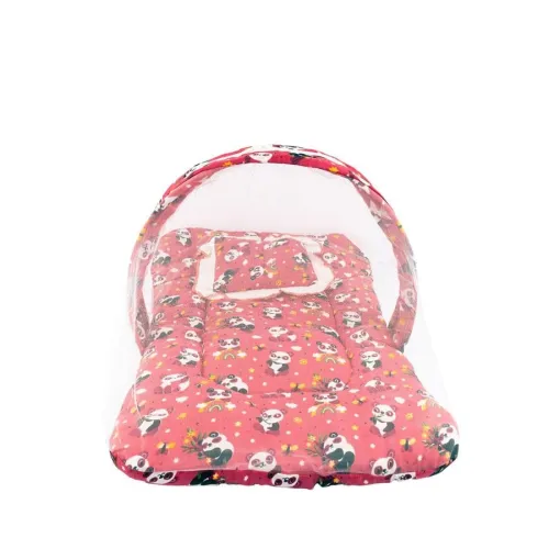 Image of Bumtum Baby Panda Mosquito Net & Neck Pillow, Baby Gadda