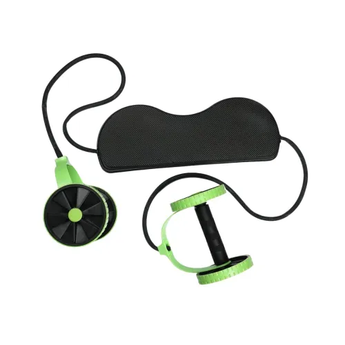 Image of Burnlab Ab Roller Wheel with Resistance Tube