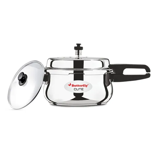 Image of Butterfly Cute Ss Induction Compatible Outer Pressure Cooker 