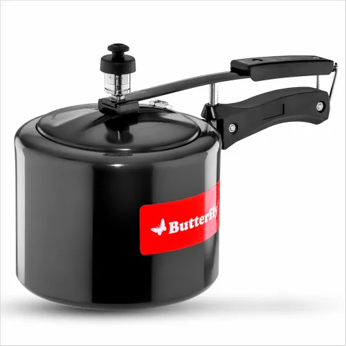 Image of Butterfly Friendly 3L Hard Anodised Aluminium Pressure Cooker