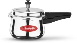 Butterfly Pearl Plus 3 L Outer Lid Induction Bottom Pressure Cooker (Aluminium)