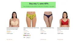 Buy Any 1 Item & Get Extra 40% Discount on Payment page