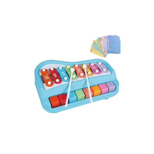 Image of Cable World 2 in 1 Musical Xylophone and Mini Piano for Kids