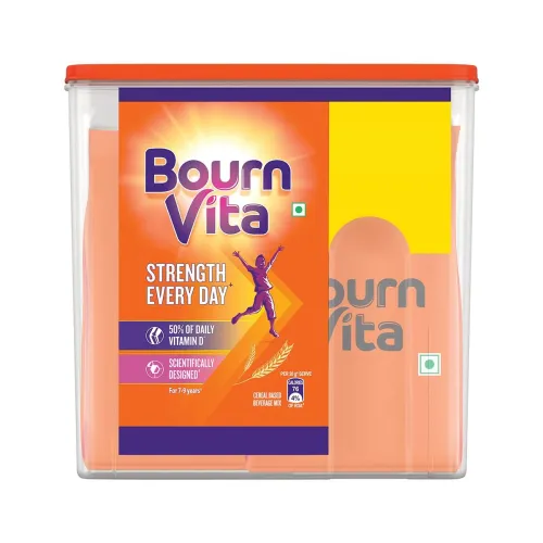 Image of Cadbury Bournvita Chocolate Nutrition Drink, 1.5 kg Container (2 x 750 g)