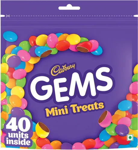 Image of Cadbury Gems Home Treats Chocolate 40 units