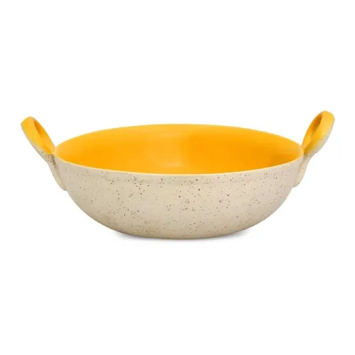 Image of Caffeine Ceramic Handmade Stoneware Serving Kadhai