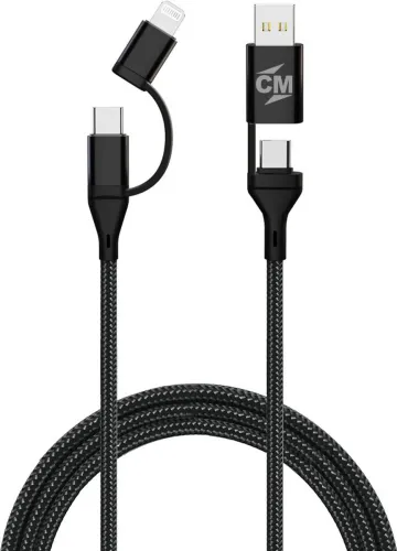 Image of Callmate USB Type C Cable 2 A 1 m Multiple USB Fast Charging for Android