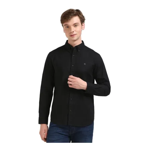 Image of Calvin Klein Jeans Men's Solid Regular Fit Shirt