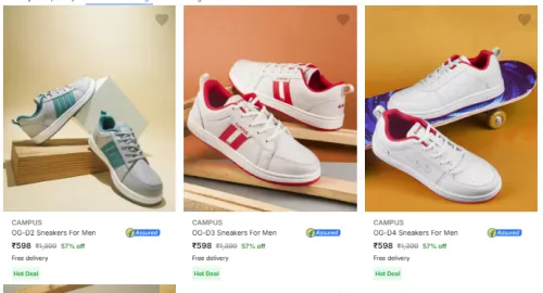 Image of Campus Men’s Casual Sneaker @ Flat 57% Discount