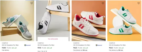 Image of Campus Men's Sneakers Starting at ₹499