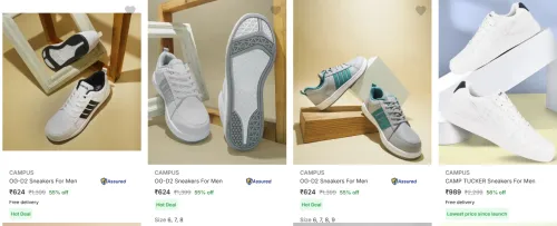 Image of CAMPUS Men's Sneakers Up to 60% Discount