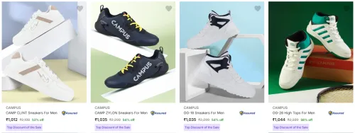 Image of Campus Men’s Shoes at minimum 50% Discount