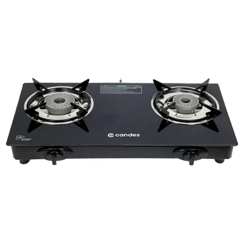Image of Candes Gas Stove 2 Burners with Premium Gas Saver Tornado Burners