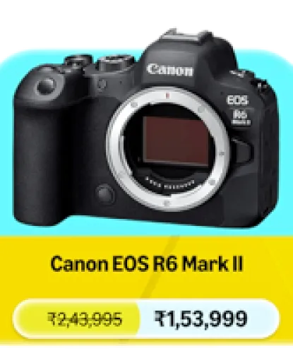 Image of Canon EOS R6 Camera @ ₹153999 on Amazon Prime Day Sale