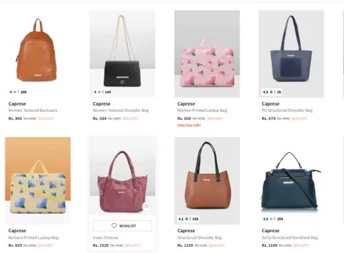 Image of Caprese Bag At 87% Discount 