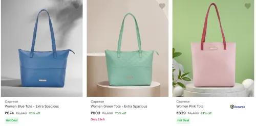 Image of Caprese Totes Minimum 70% Discount