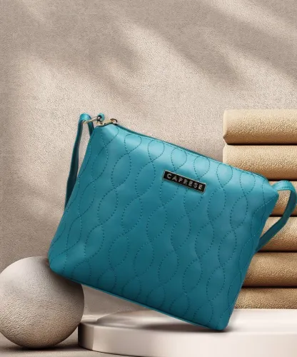 Image of Caprese Women Blue Sling Bag