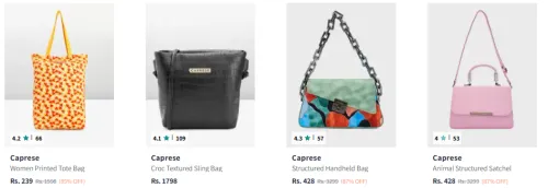 Image of Caprese Women's bag starting @ ₹239