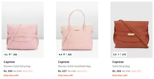 Image of Caprese Women's Handbag Min. 89% Discount