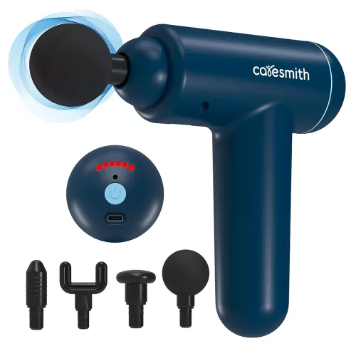 Image of Caresmith Charge Boost X Massage Gun (Dark Blue)