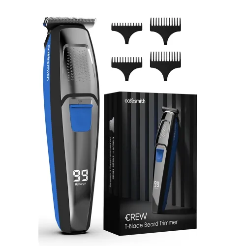 Image of Caresmith Crew T-Blade Beard Trimmer for Men Rechargeable
