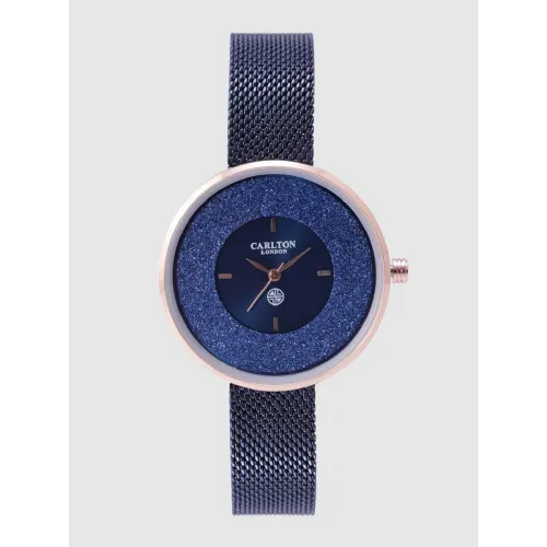 Image of Carlton london Analog Blue Dial Women's Watch