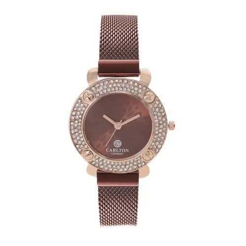 Image of Carlton London Analog Women's Watch (CL016RBRB)