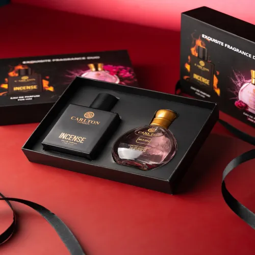 Image of Carlton London Eau De Parfum (Incense for Him 50ml & Blush for Her 30ml)