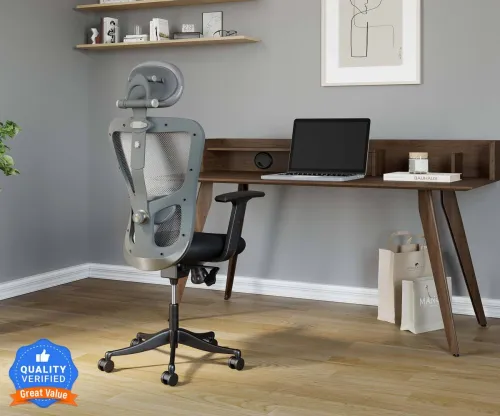 Image of CARLTON LONDON Nova Mesh Office Adjustable Arm Chair