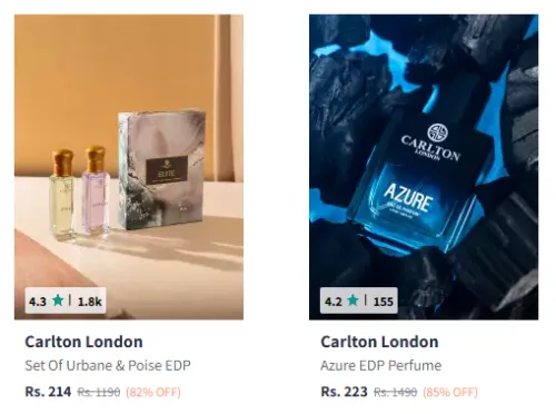 Image of Carlton London Perfume Minimum at 80% Discount