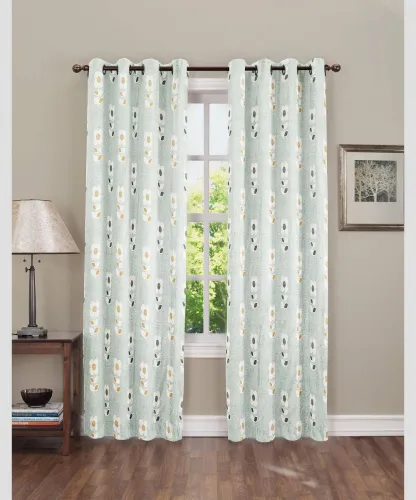 Image of Carlton London Polyester Room‑Darkening Long Door Curtain pcs2 × 274 cm