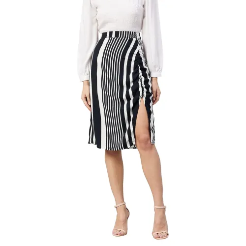 Image of Carlton London Polyester Western Skirt