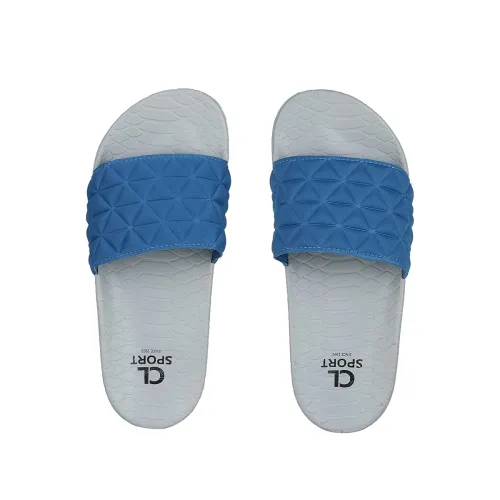 Image of Carlton London Sports Women's White-Silver Slippers (Size 40)