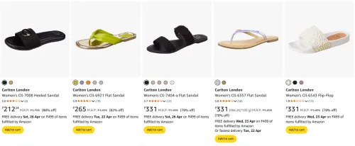 Image of Carlton London Women's Footwear at minimum 78% Off
