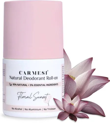 Image of Carmesi Floral Sunset Natural UnderArms Deodorant Roll On