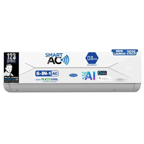 Image of Carrier (CAI18EE3R35W0) 1.5 Ton 3 Star Wi-Fi Smart Flexicool Inverter Split AC