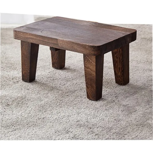 Image of CARTADEN Wooden Step Stool for Bedroom, Kitchen