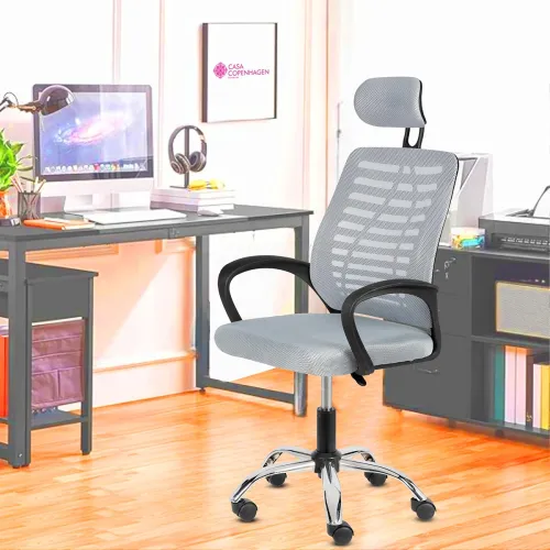 Image of Casa Copenhagen Ergonomic Mesh Office Chair (Dark Grey)