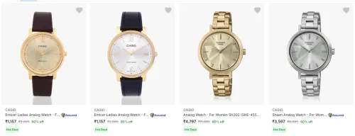 Image of CASIO Enticer Ladies Analog Watch Flat 60% Discount