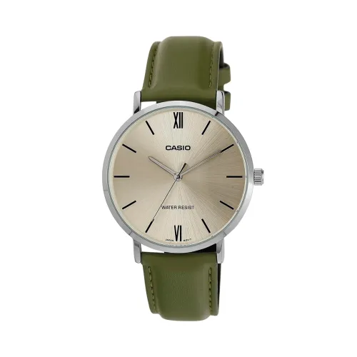 Image of Casio Enticer Men Analog Green Dial Men MTP-VT01L-3BUDF (A2320)