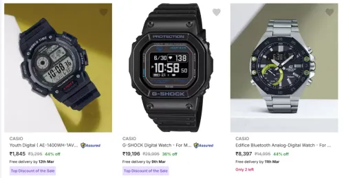 Image of Casio Men's Watch Upto 72% Discount & Extra 40% Discount